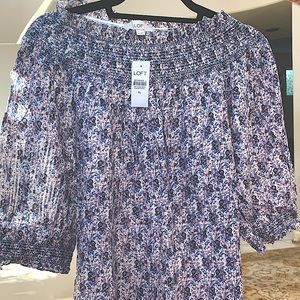 Loft Peasant Blouse- Brand New XL